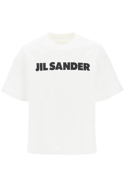 JIL SANDER IVORY COTTON T-SHIRT