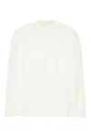 Jil Sander Ivory Cotton T-shirt In White