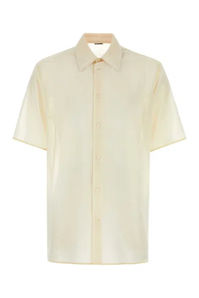 Jil Sander Ivory Gauze Shirt In Neutral