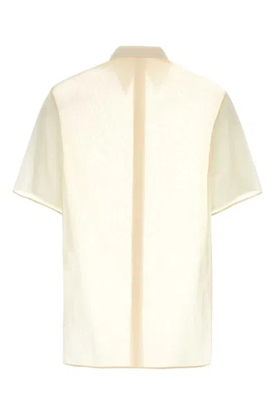 Jil Sander Ivory Gauze Shirt In 280