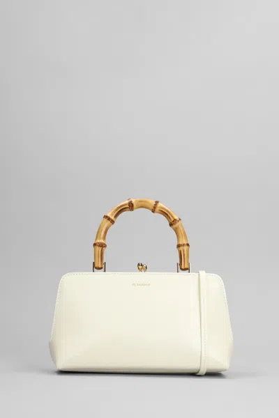 JIL SANDER IVORY GOJI BAMBOO MINI BAG