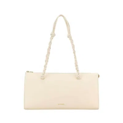 Jil Sander Ivory Leather Tangle Tent Shoulder Bag 106 Borse A Mano In Neutral