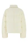 Jil Sander Ivory Polyester Down Jacket In 106