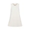 Jil Sander Cropped-detail Sleeveless Blouse In White