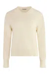 Jil Sander Ivory Wool Sweater