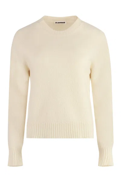 Jil Sander Ivory Wool Sweater