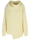Jil Sander Long Sleeve Sweater In Yellow