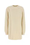 Jil Sander Wool Sweater Dress Crew Neck