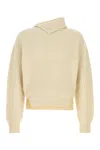Jil Sander Ivory Wool Sweater In Neutral