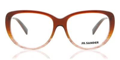 Jil Sander J 4003 Women's Glasses, Brown, Size 55