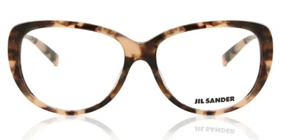 Jil Sander J 4003 Women's Glasses, Tortoiseshell, Size 55 In Brown