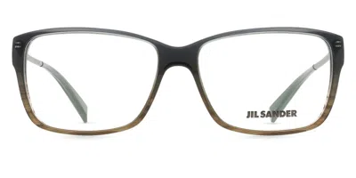 Jil Sander J 4004 Men's Glasses, Grey, Size 56 In Gray