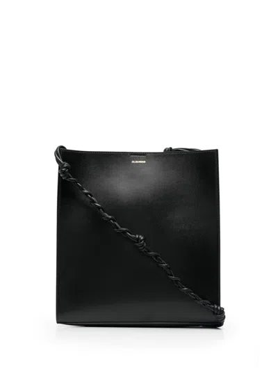 JIL SANDER TANGLE MEDIUM BAG,J07WG0023.P4841 001 BLACK