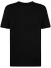 Jil Sander Crew Neck T-shirt Printed Text In Black  