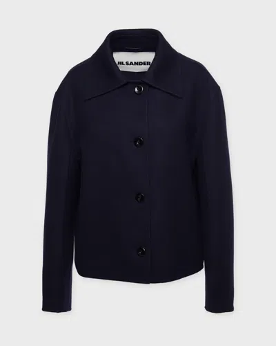 Jil Sander Jacka Overshirt 72 Midnight In Blue