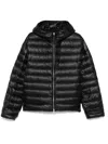 Jil Sander Hooded Puffer Jacket In Black
