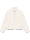 Jil Sander Fleece Jacket In White