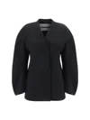 Jil Sander V-neck Wool Wrap Jacket