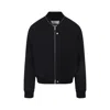 Jil Sander Zip-up Bomber Jacket In Black