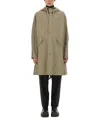 Jil Sander Parka With Logo In Green