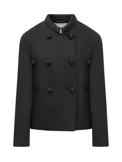 Jil Sander Oversized Wool Blazer In Black