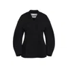 Jil Sander V-neck Wool Wrap Jacket