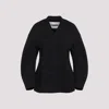 Jil Sander V-neck Wool Wrap Jacket