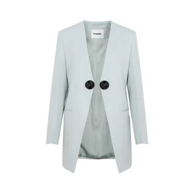 Jil Sander Jacket In Blue