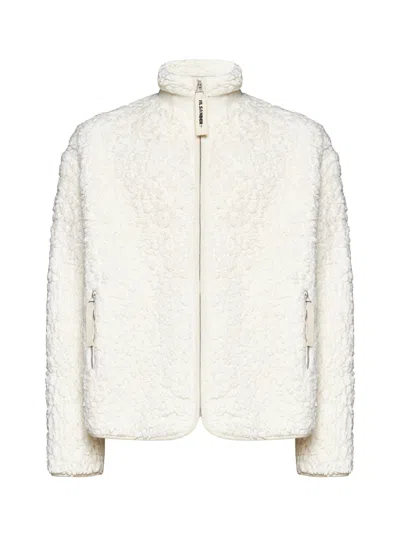 Jil Sander Jacket In Eggshell