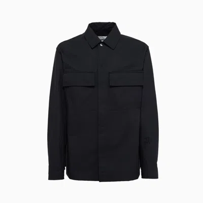 Jil Sander Jacket In Cotton In Black