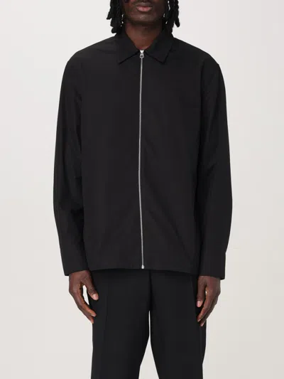 Jil Sander Zipped Shirt Jacket In Black