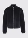 Jil Sander Long-sleeved Bomber Jacket In Black