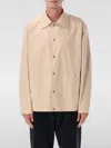 Jil Sander Man Shirt Beige Size 38 Cotton In Yellow