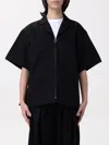 Jil Sander Short Sleeve Denim Shirt With Collared Neck In Black