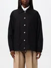 Jil Sander Women Black Cotton Windbreaker In Schwarz