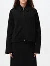Jil Sander High Neck Puffer Down Jacket In Schwarz