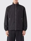 Jil Sander Midnight Blue Polyester Jacket In Black