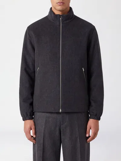 Jil Sander Jacket Men Color Charcoal In Gray