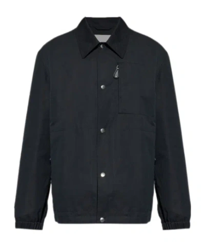 Jil Sander Jacket With Adjustable Sleeves In Black