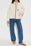 Jil Sander + Jacket With Decorative Finishing In White