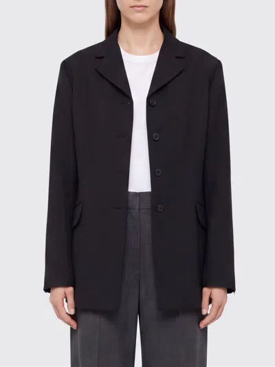 Jil Sander Jacket Woman In Black