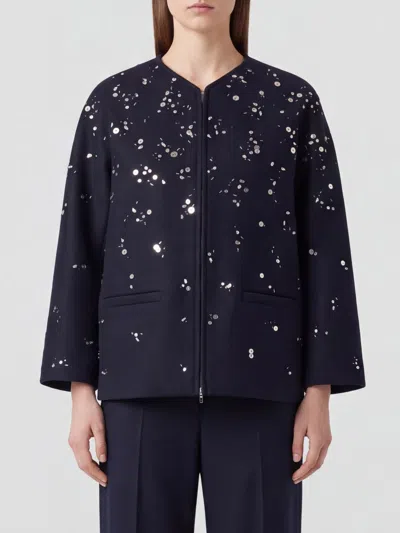 Jil Sander Jacket Woman Color Navy In Blue