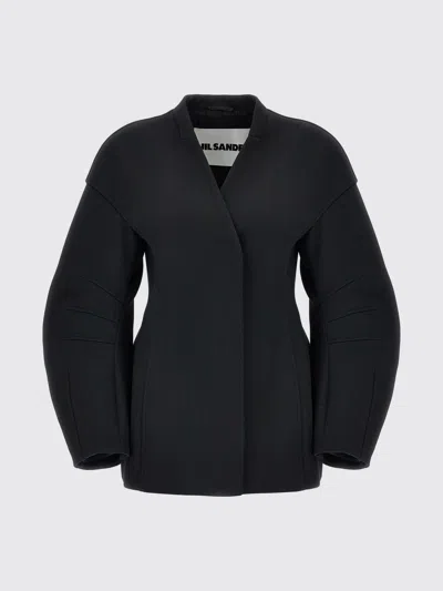Jil Sander Jacket Woman  In Black