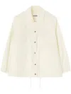 Jil Sander Cotton Jacket With Drawstring Hem