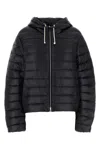 Jil Sander Long-sleeved Down Jacket In Black