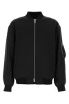 Jil Sander Zip-up Bomber Jacket In Black