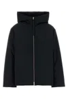 Jil Sander Black Polyester Down Jacket In Multi