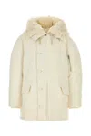 Jil Sander White Oversize Down Jacket In White