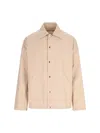 Jil Sander Blouson 03 Casual Jacket In Beige Cotton In Beige