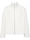 Jil Sander Canvas Cotton Jacket In White
